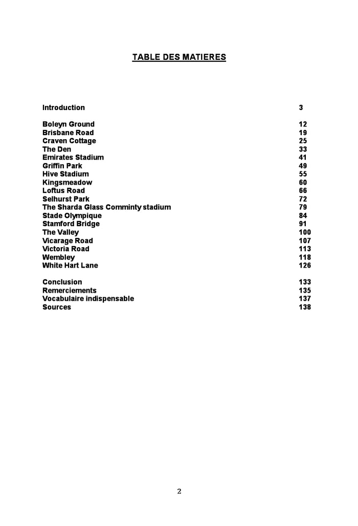 A Londres Des stades