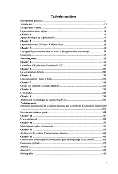 La ponctuation entre etude semantique et linguistique informatique