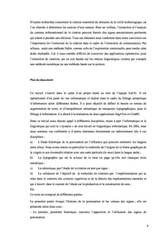 La ponctuation entre etude semantique et linguistique informatique