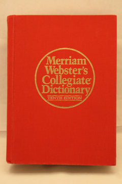 Merriam Webster Collegiate Dictionary. Indexed, Tenth Edition