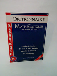 Dictionnaire des maths lycée