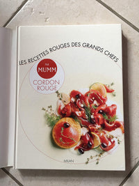 Les recettes rouges des grands chefs