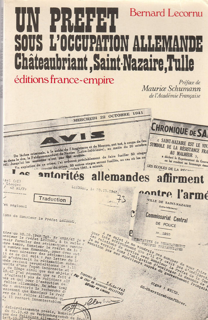 Un Préfet sous l'Occupation allemande