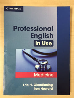 Professional English In Use Medicine Book with Answers