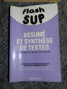 flash sup - résumé et synthèse de textes