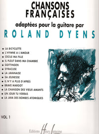 Chansons françaises Volume 1 - guitare