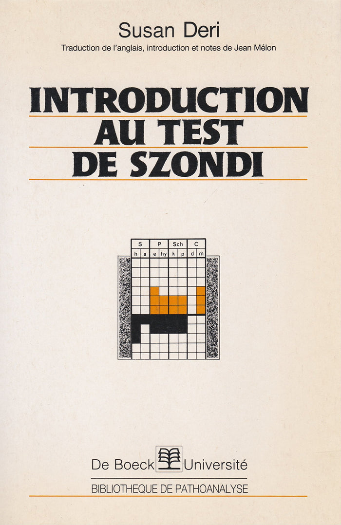 Introduction au test de Szondi