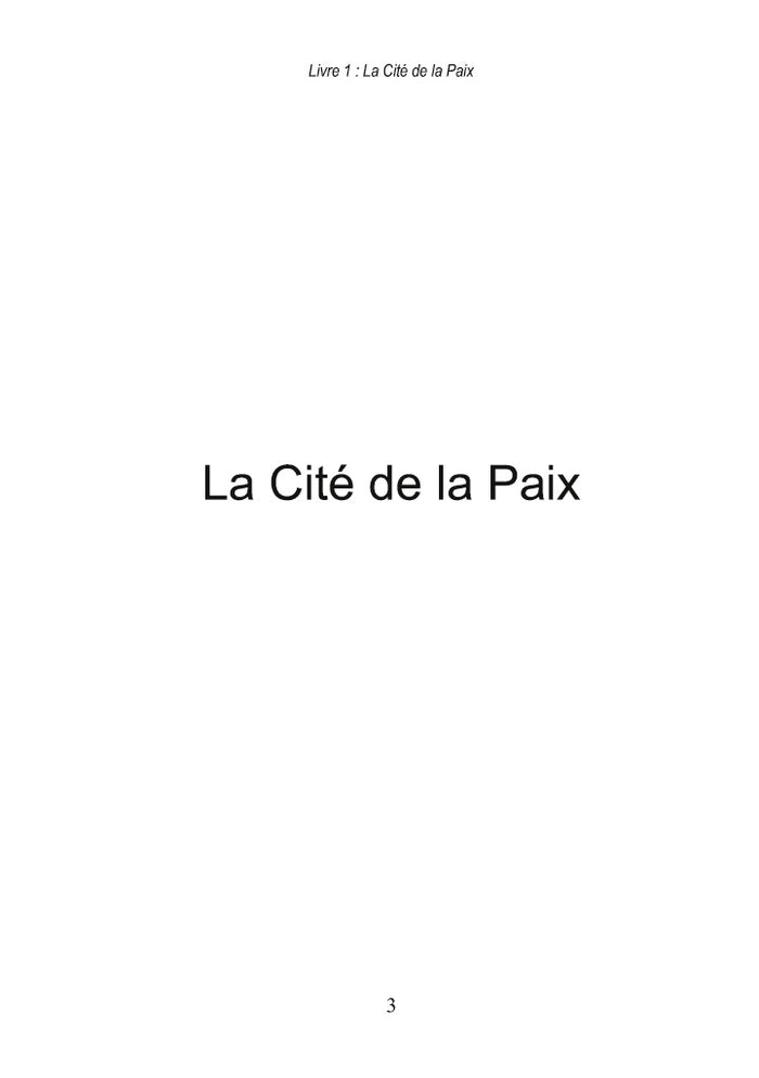 La Cité de la Paix