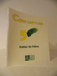 Nouveau Coin Lecture N°5 Cahier Eleve
