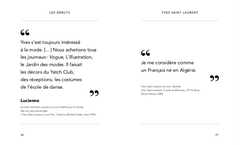 The Little Guide to Yves Saint Laurent - Mots de mode