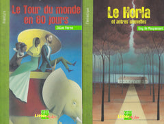 LittérAdo Coffret en 5 volumes : Le Horla ; Le Tour du monde en 80 jours ; Le Grand Meaulnes ; Le Chien des Baskerville ; Croc-Blanc