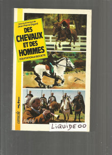 Des chevaux et des hommes : équitation et société. Actes de colloque