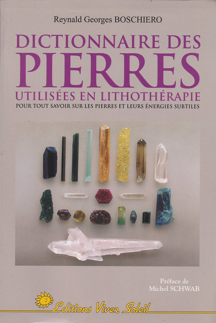 Dictionnaire des pierres utilisées en lithothérapie
