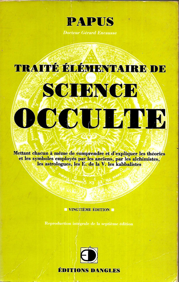 Traité élémentaire de science occulte