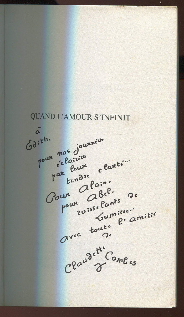 QUAND L'AMOUR S'INFINIT