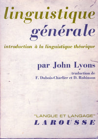Linguistique générale