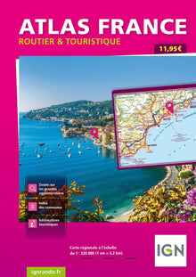FRANCE ATLAS ROUTIER ET TOURISTIQUE SPIRALE