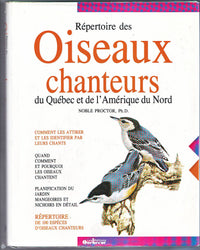Repertoire des oiseaux chante