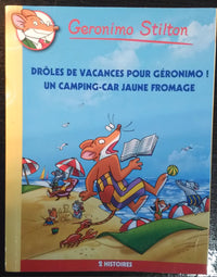 Un camping-car jaune fromage
