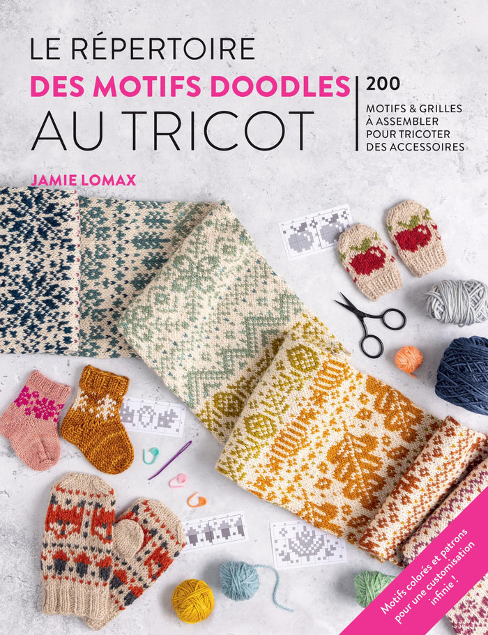 Le répertoire des motifs doodles au tricot