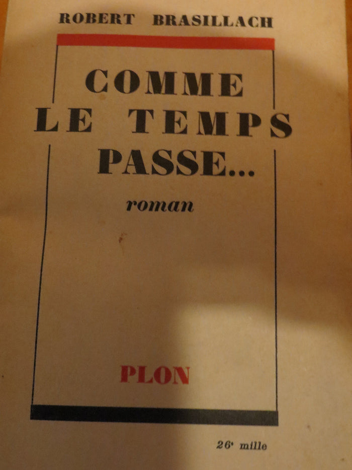 Comme le temps passe