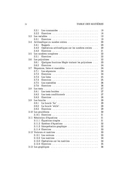 Introduction au Calcul Formel