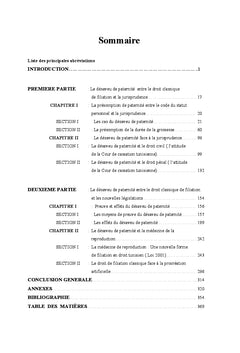 Le désaveu de paternité