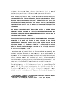 La dette publique extérieure tunisienne