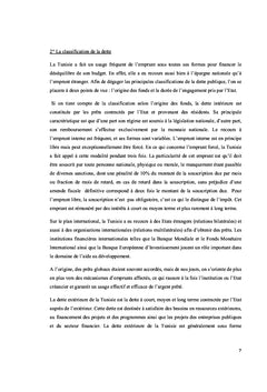 La dette publique extérieure tunisienne