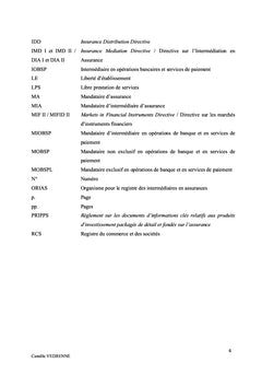 Le controle des intermediaires d'assurance par l'ACPR