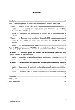 Le controle des intermediaires d'assurance par l'ACPR