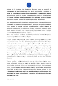 Analyse du discours littéraire