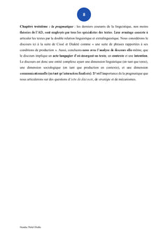Analyse du discours littéraire