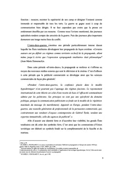 De la propagande de guerre A la communication de persuasion actuelle