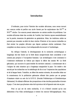 Recherche archéologique autour du Lac Bleu de Mouila (Gabon)