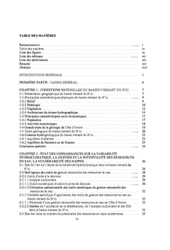 Potentialite et vulnerabilite des aquiferes de socle de cote d'Ivoire