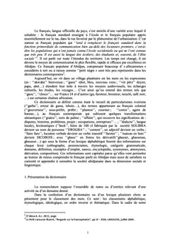 Dictionnaire du français populaire d'Abidjan