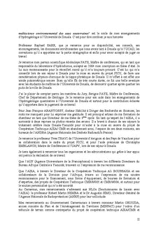 AQUIFÈRES DU BASSIN DE DOUALA : éléments de caractérisation