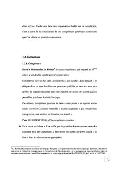 Gestion des compétences et succès d'ERP
