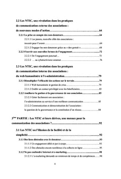 NTIC et causes d'interet general: opportunites ou menaces?