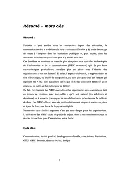 NTIC et causes d'interet general: opportunites ou menaces?