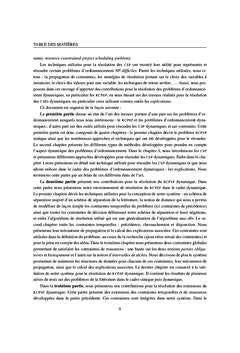 Aide à la décision pour des problèmes d'ordonnancement dynamiques