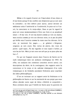 Jean-Paul SARTRe: Alterite et Corporeite