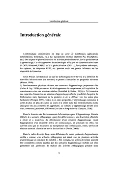 Orchestration des activités d'apprentissage mobile