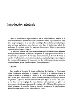 Caractérisation d'un transformateur de tension piézoélectrique