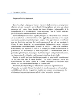 Caractérisation d'un transformateur de tension piézoélectrique
