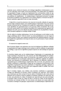 Ame lioration de la segmentation d'images par des me taheuristiques