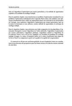 Ame lioration de la segmentation d'images par des me taheuristiques