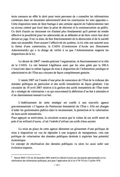 Etat des lieux et enjeux de l'Open Data