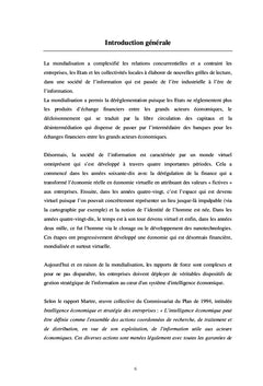 Intelligence economique et strategie d'entreprise